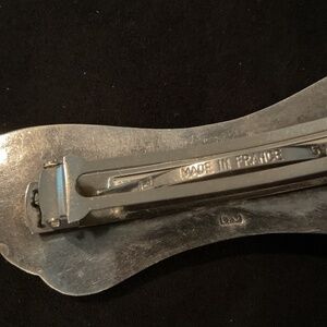 Silver Barrett with brass colored raised circles